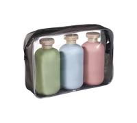 3PCS 100/200/300ML Viaggio Ricaricabile Squeeze Bottiglie Contenitori Portatile A Tenuta A Tenuta Per Shampoo Lozione Crema Balsamo Contenitori Da Viaggio A Prova Di Perdita