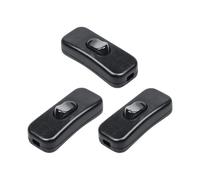 3pcs 2A rocker switch for recessed lights, 2 or 3 wire lighting cable with on/off toggle