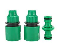 3Pcs 3/8 Hose Connettore rapido per Tubo Adattatore per Tubo Raccordo a innesto rapido Strumento di Riparazione del Tubo per Tubo Flessibile per Giardino Domestico