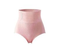 3pcs 3D ad Alta Vita in Alto più Dimensioni da Donna in Lingerie Mutandine Post Solleva la Signora Triangolare Pura di Cotone Rosa Biancheria Intima Sexy (Colore: forma3, Dimensione: XL (62-72kg))