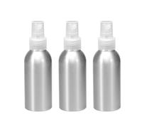 3pcs 4oz/120ml Aluminium Spray Bottle with Clear Sprayer, Refillable Container