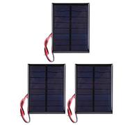 3Pcs 4V Pannello solare per esterno Modulo pannello solare in polisilicio Piccolo caricabatteria solare fai-da-te per solare, 60x80mm / 2.4x3.1in
