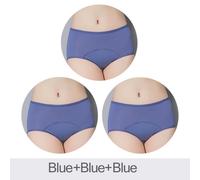 3pcs a Tenuta Multicolore Mestruale Mutandine - Donna Traspirante Periodo Intimo