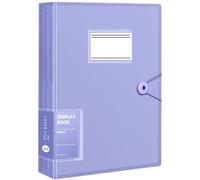 3pcs A4 80-Sheet Clear Pocket Binder Folder For Artwork Letters portadocumenti