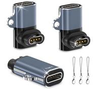3PCS Adattatore di ricarica USB-C da per orologi Garmin,adattatore per cavo di ricarica USB C per Garmin Fenix 8/8 Solar/7S/7X,Forerunner 955/965/265,Vivoactive 4S/5,Venu SQ,Epix Pro 2,Instinct 2X
