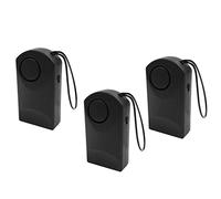 3PCS Allarme Sirena A Vibrazione Appeso Porta Finestra Allarme Porta Ingresso Sensore Rilevatore