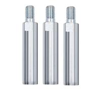 3pcs Angoli Pratici Alberi Prolunga Della Smerigliatrice M10thread 80 Mm Collegamento Asta Per Lucidatrice Auto E Strumento Macinazione Accessori Per Smerigliatrice Portatile
