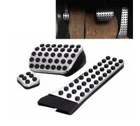 3pcs auto veicolo antiscivolo freno a gas acceleratore pedale pedale pedale