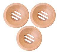 3pcs Bamboo Sapone Piatto di asciugatura Box Bamboo Contenitore Baglie da bagno