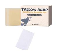 3PCS Beef Tallow Soap Face & Body Moisturizing & Cleansing & Smoothing Natural Grass Fed Tallow Soap Bar for Sensitive Skin