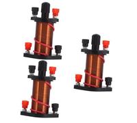 3pcs Bobina Elettromagnetica Parti Per Lezioni Fisica Insegnamento Sperimentazione Per Dimostrazione Di Induzione Elettromagnetica E Lenz Legge Leggero E Portatile Per Le Scuole