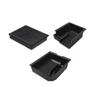 3PCS Bracciolo Nascosta Scatola Di Immagazzinaggio Center Console Organizer Accessori ABS Per Tesla Per Modello 3 Per Modello Y 2021 2022
