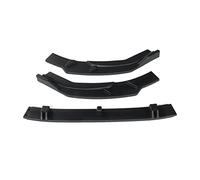 3Pcs Car Front Bumper Splitter Lip Body Kit Spoiler Diffusore Protezione Protezione Copertura Per A4 2020 Paraurti Labbro Deflettore Labbra JUNOOS(Matte Black)