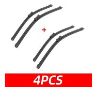 3pcs Car Wiper Compatible con 2011 2012 2013 2014 2015 2017 2017 2018 2019 2020 Modelli Front Rear Porta Wiper Sostituzione Accessori automatici(4 PCS)