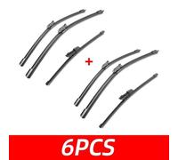 3pcs Car Wiper Compatible con 2011 2012 2013 2014 2015 2017 2017 2018 2019 2020 Modelli Front Rear Porta Wiper Sostituzione Accessori automatici(6 PCS)
