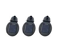3pcs Cariche Solari Sostituzione Facile Installazione Piccolo Pannello PVs Carica Aggiornamenti per Giardino Paesaggio Luce Pannello di Ricambio Illuminazione Solare