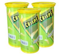 3pcs Chip e giocattoli di patate, serpente da 2,2x4,3 pollici in una lattina per bambini, divertente serpente finto, roba da burlone primaverile di plastica per adulti regali di bavaglio, giocattoli