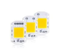 3pcs Chip LED COB Ad Alta Potenza AC 220V 110V 20W 30W 50W Diodo LED Chip COB Matrice Rettangolare Faretto Fai Da Te Luce Di Inondazione Non Necessita Di Driver,Bianco Freddo,220V 20W