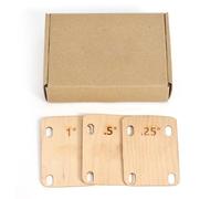 3Pcs Chitarra Collo Spessori Chitarra Collo In Acero Distanziale Per La Regolazione Collare 0.25 0.5 1 Grado Rondella Spessore Per Il Collo Della Chitarra