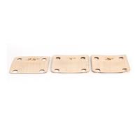3Pcs Chitarra Spessori Collo Della Chitarra In Acero Protezioni Spessori 0.25 0.5 E 1 Grado Piastra Strumento Per Riparazione Angolo Regolatore