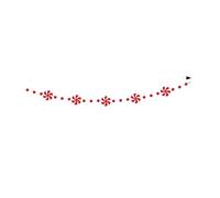 3pcs Christmas Felt Ball Garland Per Casa