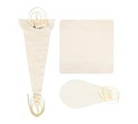 3Pcs Clarinetto Flauto Sassofono Panno di Pulizia Pull Through Panno Strumento Manutenzione Straccio Per Tubo Interno Pulito