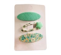3pcs Clip Per Capelli Bambini Girls Floral Side Y2K Snap Barrette Sweet Decors Bambina La La Le Fiocne Accessori Bambini