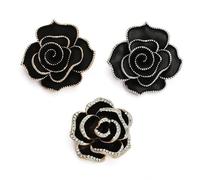 3PCS cổ điển động vật côn trùng Brooch Pin Set thanh lịch Rhinestone mô phỏng ngọc trai Corsages khăn áo Clips Phụ kiện trang sức