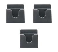 3pcs comodo autoradio tre in una clip, facile e sicuro walkie talkie stand, radio microfono clip manager gancio, ufficio universale radio microfono clip stand