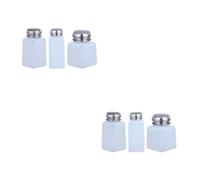 3pcs comodo bottiglia ricaricabile Push design bottiglia di alcool anti-static