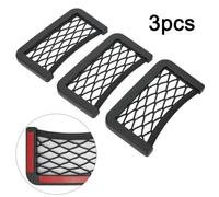 3PCS Copri Sedile Auto Laterale Posteriore Rete Elastico Organizer Tasche 158CM