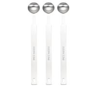 3pcs cucchiai dosatori 1/2 cucchiaino (2.5 ml) in acciaio inox 304 per misure