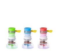 3pcs Degree Adjustable Kitchen Sink Faucet Extender Multi Color Tap Water Filter with Sediment Balls Bio UV Sterilizer Per Cucina