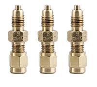 3PCS DPC-Type Ottone Unità di dosaggio del flusso d'olio Valvola di ritegno a 1 via Distributore Separatore Tubo Raccordo Adattatore for Sistema di lubrificazione