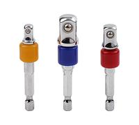 3pcs Driver Esagonale Chiave a impulsi elettrica Chiave a percussione in Acciaio al Cromo vanadio Set di adattatori for Utensili elettrici Portatili Asta di prolunga Fai-da-Te