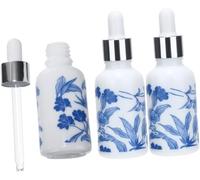 3pcs Essential Oil Droppers Empty Ceramic Bottles White Porcelain Dropper Bottles for Perfume Sample Vials Cosmetic Random Color Professional process