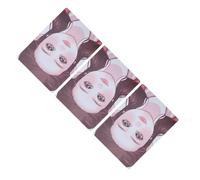 3pcs Face Painting Practice Boards, Modelli di Trucco Riutilizzabili per Principianti, Strumento di Pittura per il Trucco del Palcoscenico
