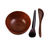 3Pcs FAI DA TE In Legno di Bellezza Maschera Per il Viso Bowl Kit con la