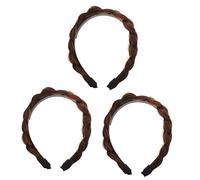 3pcs fascia intrecciata parrucca intrecciata fermagli for capelli da donna fasce for capelli cosa 1 e cosa 2 fasce for capelli elastici for capelli da donna 2 ciocche capelli sintetici fascia intrecci