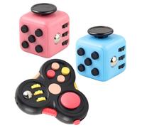 3PCS Fidget Toys Giocattolo, Fidget Pad con 11 Funzioni, Infinity Cube Toy per ADHD, ADD, L'autismo,Cube Toy Sensoriale Antistress Giocattolo per Adulti e Bambini