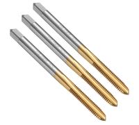 3pcs Filetti Diritti M4 x 0.7 Metric Ti-Coated M35 HSS-CO per Tapping