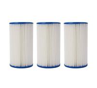3pcs Filtro Cartucce Filtro della Piscina Filtro di Tipo B Costruzione Trive Potenti Elementi della Pompa Riutilizzabile per la Piscina e Spa B e Spa