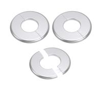 3Pcs Flangia Divisoria 44mm, Argento per Pipe Cover