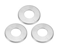 3Pcs Flangia Parete Divisa, Piastra Boccola per Tubo Diametro 51mm/2", Argento