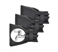 3pcs Frost Cover For Outdoor Faucet Oxford Cloth Waterproof Coating Insulation With Silk Wool Reliable Winter Protection