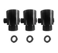 3pcs G1/2 Soffione Doccetta Valvole di Controllo Scorrimento Interruttori ABS Limitazione di Scorrimento Semplice Installazioni per Bagno Docce a Mano Soffione Doccia Palmare