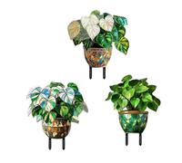 3pcs Garden Markers Indoor Outdoor Piante Etichette Pali Decorativi Per Uso Interno E Esterno Piante In Vaso