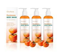 3PCS Gel Doccia al Cachi Persimmon Body Wash