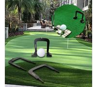 3Pcs Golf Putting Gates Metal Putter Target Practice Supplies con basi