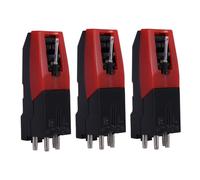 3Pcs Grammofono A Stilo Magnetico con Stilo in Vinile con Lp Accessori per Stilo in Vinile